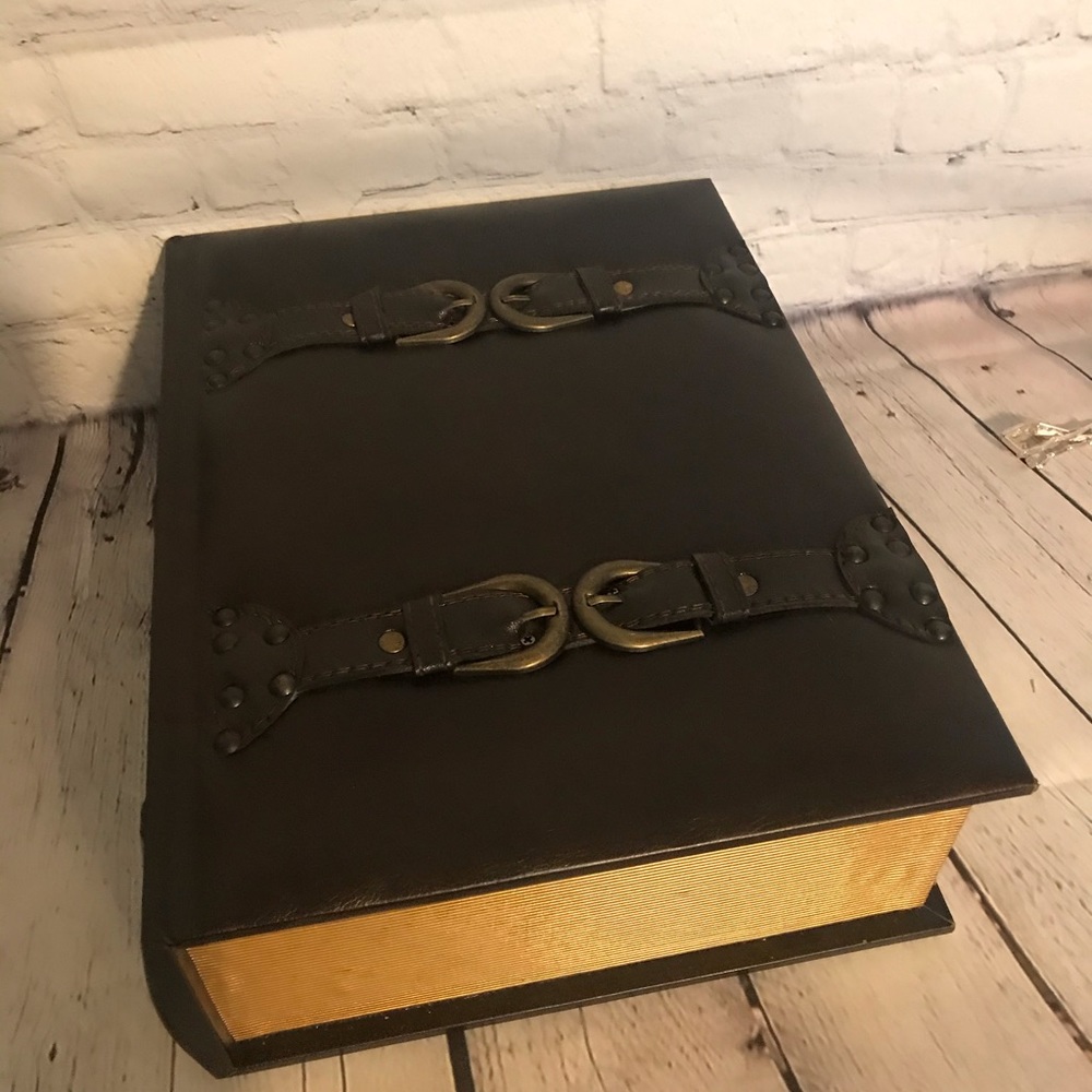 Decorative hollowed secret stash book box